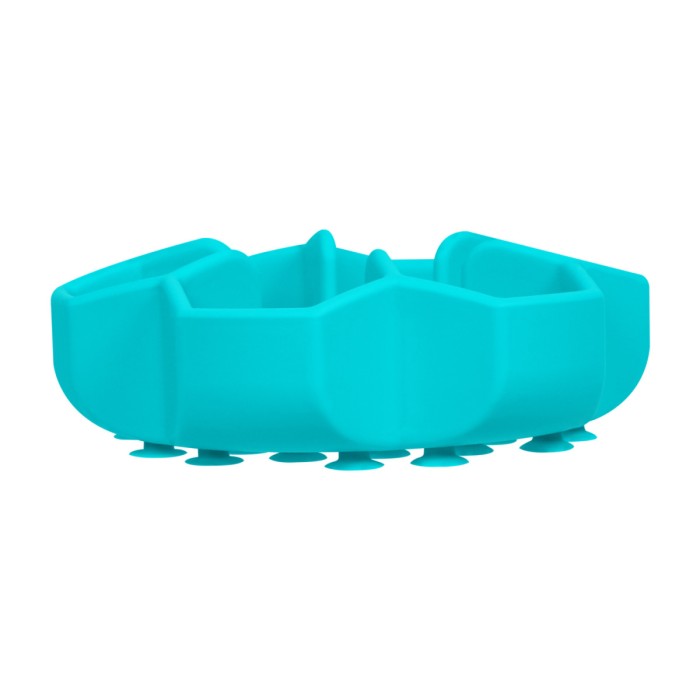 Миска для повільного харчування WAUDOG Silicone, 450 мл, блакитний