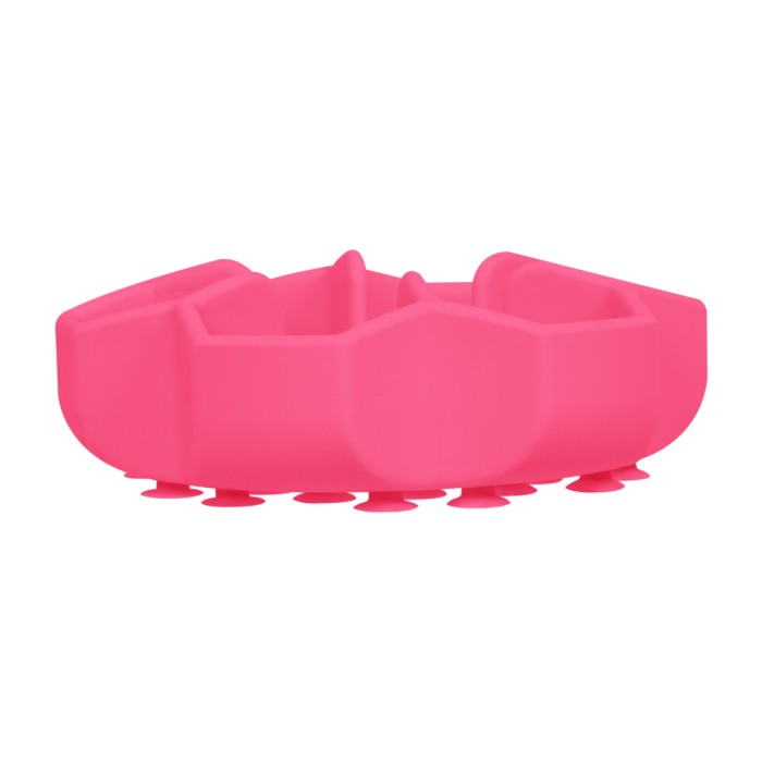 Миска для повільного харчування WAUDOG Silicone, 450 мл, рожевий