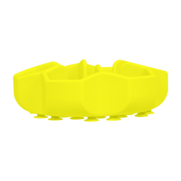 Миска для повільного харчування WAUDOG Silicone, 450 мл, жовтий