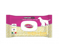 Inodorina Refresh Bio Vaniglia e Karite - Влажные биоразлагаемые салфе..