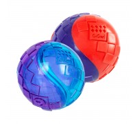 Игрушка для собак Два мяча из пищалки GiGwi Ball, TPR резина, 6 см..