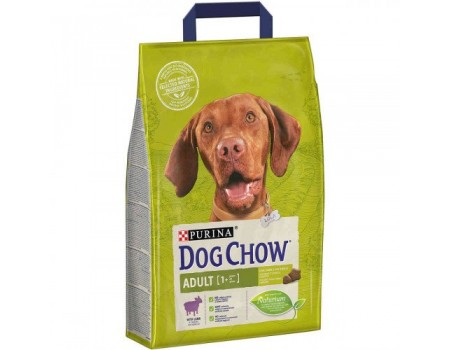 Dog Chow Adult для дорослих собак з ягнятком 2,5 кг