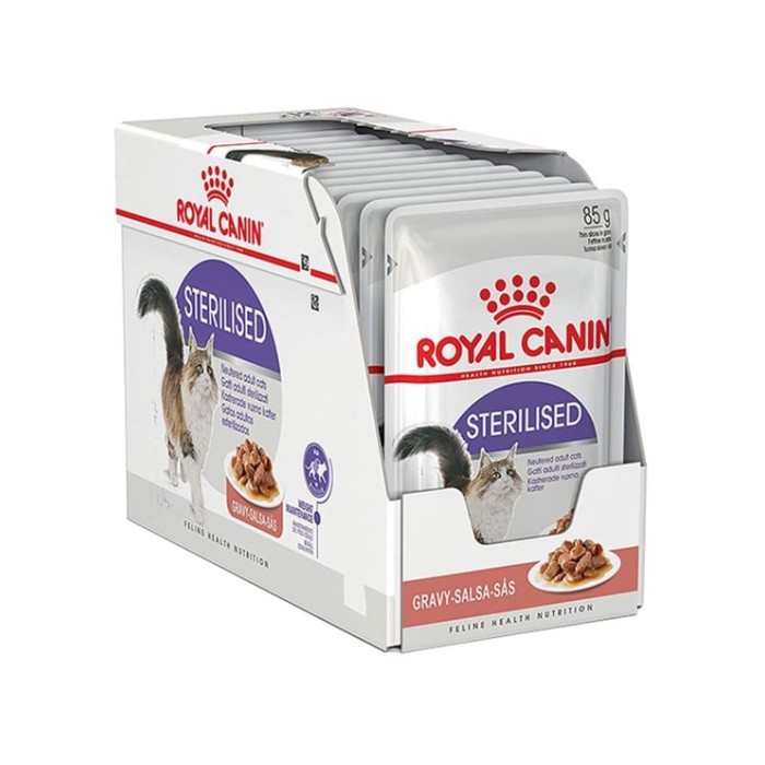 Вологий корм Royal Canin STERILISED IN GRAVY - 0,085кг*12шт