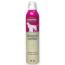 Inodorina Shampoo Mousse Delicate - Сухий шампунь-мус для делікатного очищення, 300 мл