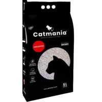 Бентонітовий наповнювач Catmania для кішок, натуральний білий, 5 л