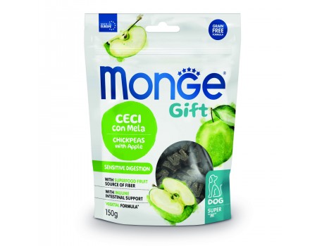 Лакомство Monge Gift Dog Sensitive digestion нут с яблоком (веган) 150 г