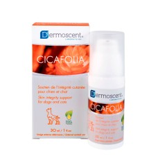 Dermoscent CICAFOLIA - відновлюючий гель для пошкодженої шкіри собак та котів - 30 мл 