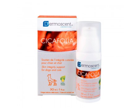Dermoscent CICAFOLIA - відновлюючий гель для пошкодженої шкіри собак та котів - 30 мл 