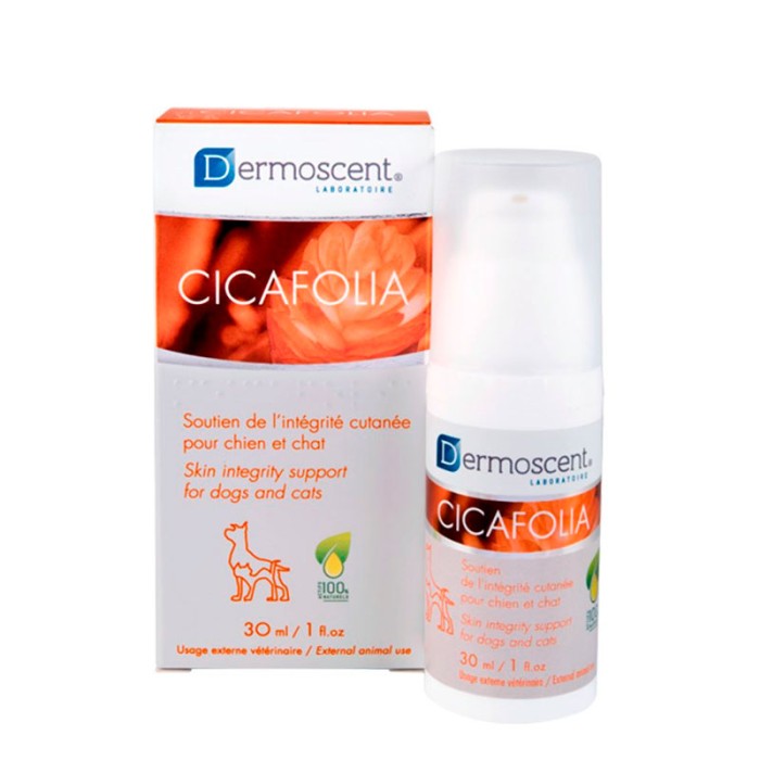 Dermoscent CICAFOLIA - відновлюючий гель для пошкодженої шкіри собак та котів - 30 мл 