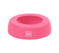 Миска-непроливайка WAUDOG Silicone, 1 л, розовый..