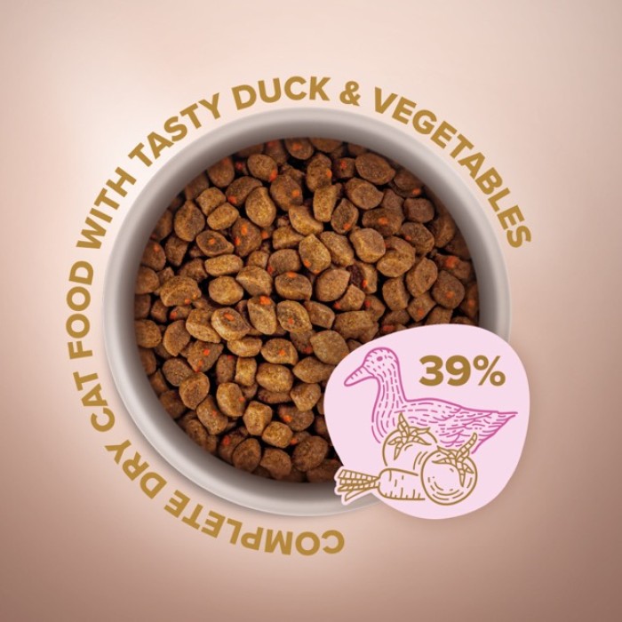 Сухой корм Club 4 Paws (Клуб 4 лапы) Selection Duck & Vegetable, для взрослых кошек, с уткой и овощами, 1.5 кг