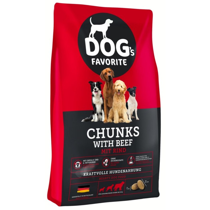 Happy Dog Dogs Favorit mit Rind сухой корм для собак, с говядиной 15кг 