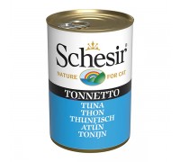 Schesir Tuna ШЕЗІР ТУНЕЦЬ в желе, натуральні консерви для котів, 140г ..