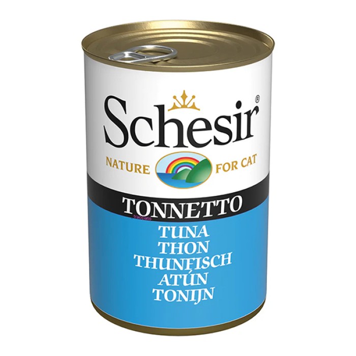Schesir Tuna ШЕЗІР ТУНЕЦЬ в желе, натуральні консерви для котів, 140г 