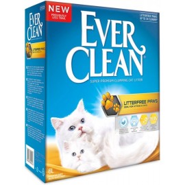 Наполнитель туалетов для кошек Ever Clean Чистые Лапки - 6л..