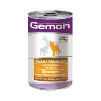 Консервы Gemon Dog Wet Medium Adult курица с индейкой 1,25 кг
