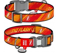 Нашийник для собак нейлоновий WAUDOG Nylon з QR світловідбивний, 