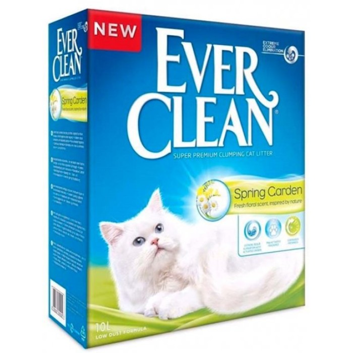 Наполнитель для туалета Ever Clean Spring Garden 10л