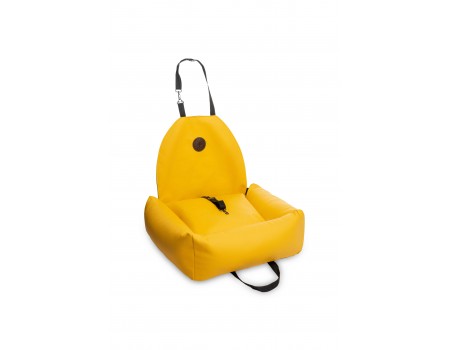 Автокресло Woof 60*55 см желтый для собак до 15кг.