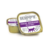 Корм вологий Kippy для стерилізованих котів "Pate Sterilised Cats Turkey", з індичкою, паштет, 90 г
