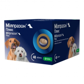 KRKA Милпразон Плюс антигельминтные для собак от 5 кг, 12,5мг/125мг це..
