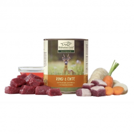 Вологий корм HUBERTUS GOLD Rind & Ente, яловичина та качка з пастернак..