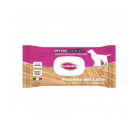 Серветки Inodorina Salv Sensitive Prot Latte з молочними білками, 40 ш..