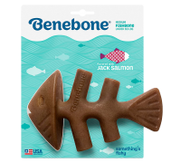 Іграшка міцна для жування Benebone Рибна кістка, зі смаком лосося - ME..