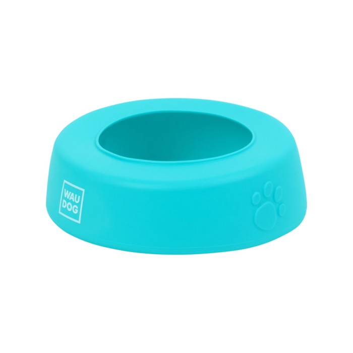 Миска-непроливайка  WAUDOG Silicone, 750 мл, блакитний