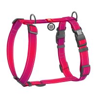 WAUDOG Nylon Mono шлея для собак H-подібна, рожевий, розмір XL (25 мм, 60-100 см)