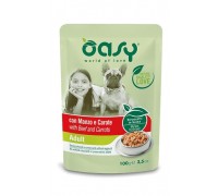 OASY OAP Adult Вологий корм з яловичиною та морквою для дорослих собак..