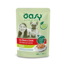 OASY OAP Adult Вологий корм з яловичиною та морквою для дорослих собак..