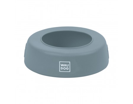 Миска-непроливайка WAUDOG Silicone, 1 л, сірий