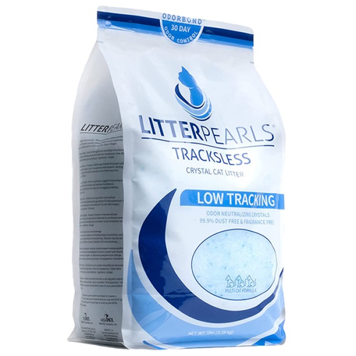 Litter Pearls ТРАКЛЕС (TrackLess) кварцевый наполнитель для туалетов кошек, 7л, 3.18кг