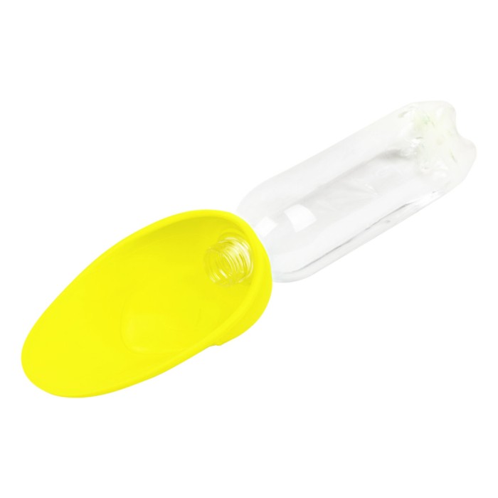 Поїлка-насадка на пляшку WAUDOG Silicone, 165х90 мм, жовтий