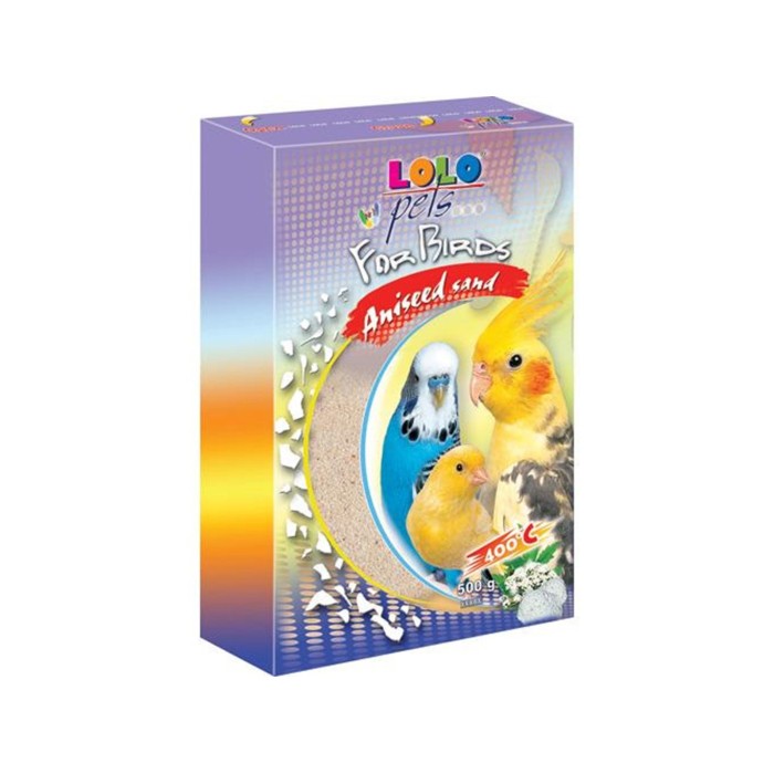Lolopets Пісок для птахів анісовий, 1500г 72051