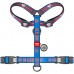 Шлея для собак анатомічна H-подібна WAUDOG Nylon з QR, малюнок "Супермен Ретро",  M, Ш 20 мм, A 38-60 см, B 45-60  - фото 2