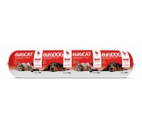 Вологий корм EuroDog/EuroCat Salami PLUS Beef, для собак і котів, саля..