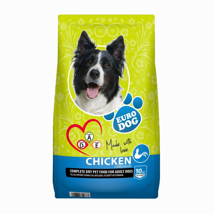 Сухий корм EuroDog Chicken, для собак, з курятиною, 10 кг
