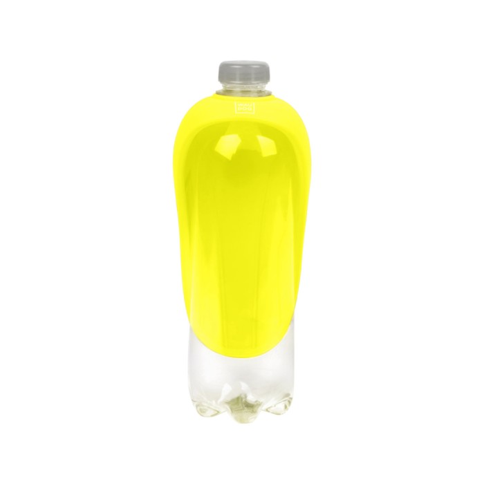 Поїлка-насадка на пляшку WAUDOG Silicone, 165х90 мм, жовтий