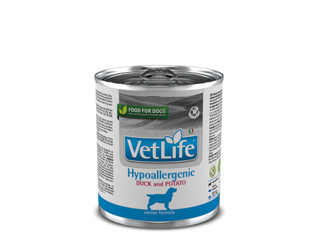 Farmina Vet Life Hypoallergenic Duck & Potato диетический влажный корм для собак при пищевой аллергии 300г