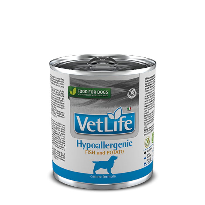 Влажный корм Farmina Vet Life Hypoallergenic Fish&Potato для собак, при пищевой аллергии, 300 г