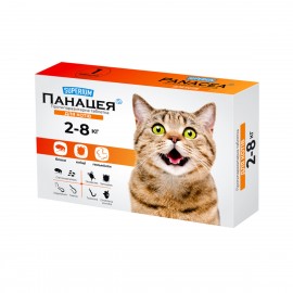 Superium Панацея, противопаразитарные таблетки для кошек 2-8 кг..
