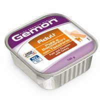 Влажный корм Gemon Dog Adult, мясные кусочки в паштете, индейка 150 г