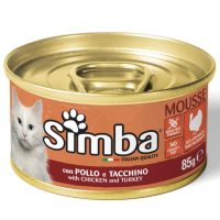 Мусс Monge Simba Cat Wet курица и индейка 85 г