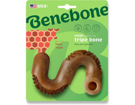 Іграшка міцна для жування Benebone Черево, зі смаком яловичого рубця - SMALL, для собак вагою до 13 кг