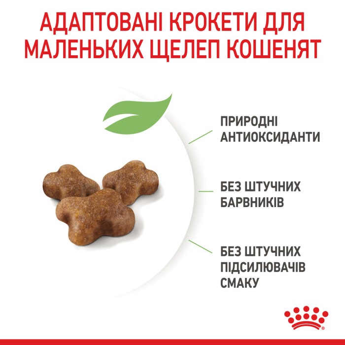 Набір для кошенят ROYAL CANIN KITTEN 1.2 кг +3 паучі 0.085 кг 
