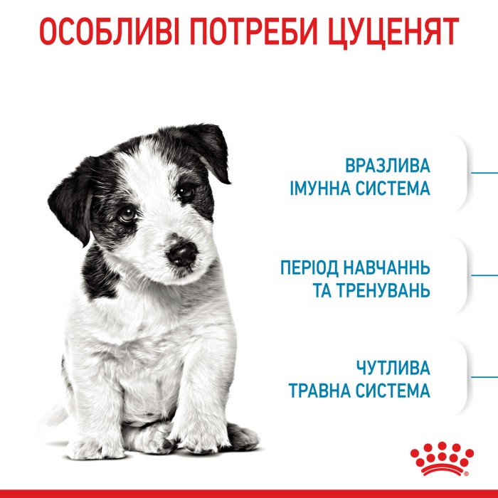 Набір для цуценят ROYAL CANIN MINI PUPPY 2 кг + 3 паучі 0.085 кг 