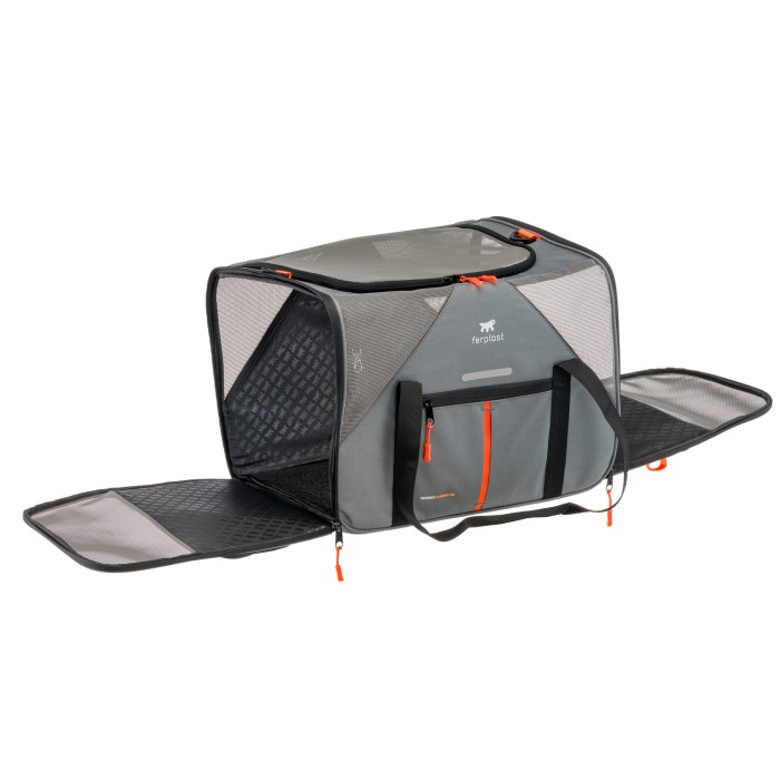 Сумка-переноска Ferplast VOYAGER CARRIER 450, серая, 50 x 33 x h 37 см