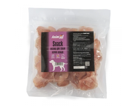 Лакомство AnimAll Snack куриные кольца для собак 500 г, 99470
